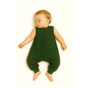 Saco de dormir para bebé con piernas My Sweet Baby - Verde Bosque
