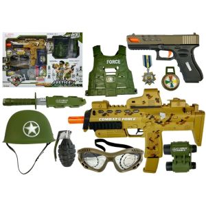 Set de aventura y exploración infantil Lean Toys, vista con accesorios