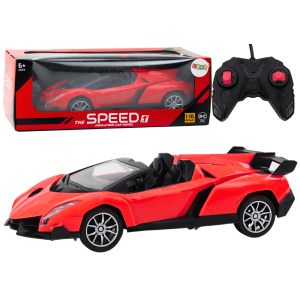 Coche deportivo teledirigido RC 1:16 rojo
