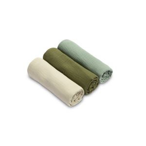 Pañales de Muselina Sensillo color verde (Pack 3 pcs)