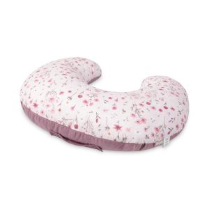 Cojín de Lactancia Velvet Bloom Rosa Sensillo