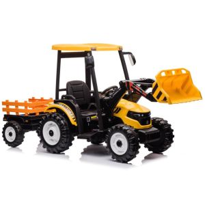 Tractor a Batería con Remolque Hércules Amarillo 24V
