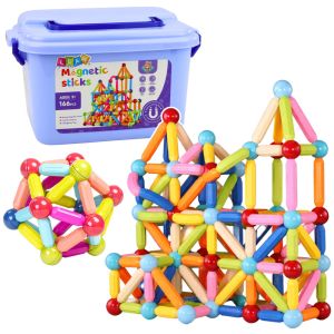 Set de Bloques de Construcción Magnéticos 3D 166 piezas