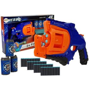 Cartridges de espuma para pistola con cargador rotatorio 48 disparos