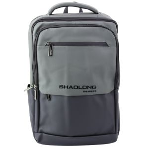 Mochila de Negocios Ciudad USB para Portátil Negra y Gris 16L