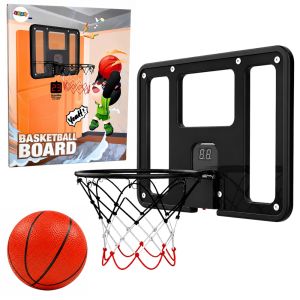 Canasta de baloncesto Lean Toys con contador electrónico, luces y sonidos