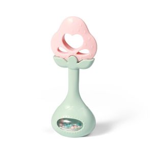 Mordedor y Sonajero Babyono Fresa para Bebés - Alivio y Diversión