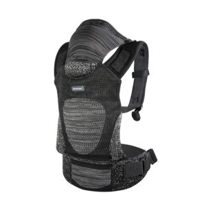 Portabebés Hoody Fly Knit Negro Kikkaboo - Comodidad y Estilo