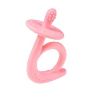 Mordedor de Silicona Caracol Rosa Akuku - Alivio para Bebés
