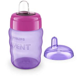 Vaso antivuelco Philips avent Classic Cup 9+ en color púrpura