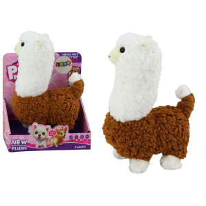 Llama Interactiva Mascota Alpaca Juega 23 cm