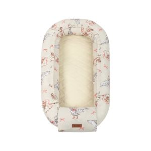 Nido para Bebé Baby Nest Estampado Oca y Ratón Muselina-Algodón 80x45 cm Sensillo