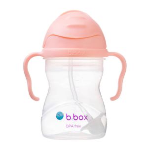 Botella B.box Tuti Frutti con popote diseñado para niños