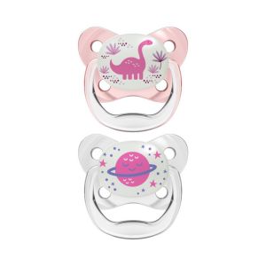 Chupete Dr brown's PreVent Glow mariposa 0-6 meses 2-Pack