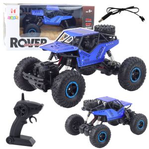 Coche Todoterreno RC Azul con Control Remoto 2,4 GHz 1:18