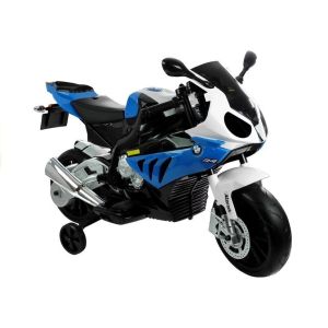 Moto Eléctrica Infantil BMW S1000RR Azul con Luces y Sonidos