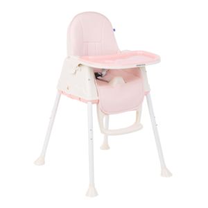 Trona 3en1 Creamy Rosa Kikkaboo para Bebés