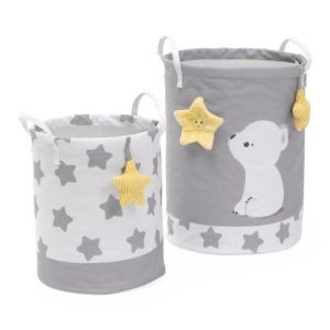 Cestas de Almacenamiento y Juego Chicco toys con texturas suaves.