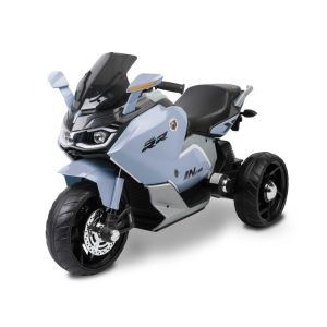 Moto eléctrica infantil Nitro azul Toyz con estable diseño de tres ruedas
