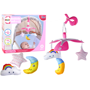 Carrusel de Cuna Clip Cielo Rosa