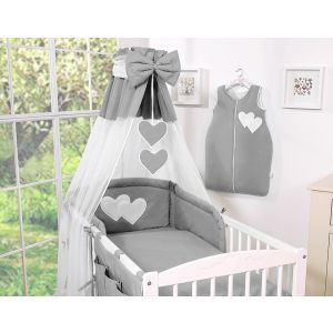 Juego de Cuna 5 Piezas My Sweet Baby - Collezione Hanging Hearts