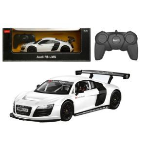 Coche deportivo RC 1:18 Audi R8 Blanco