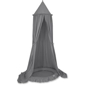 Set de Dosel y Nido con Volante My Sweet Baby - Anthracite