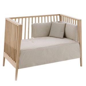 Jgo 2 Pcs.colcha I-v. Cuna 60 Derby Beige 60x120x3 Cm - Cambrass