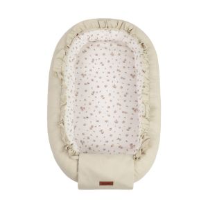 Nido de bebé Sensillo en algodón rosa beige con diseño suave