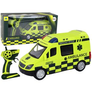 Ambulancia Amarilla Teledirigida con Luces