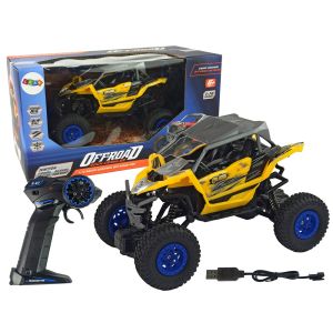 Coche de Control Remoto Off-Road 2.4 GHz 1:16 Amarillo