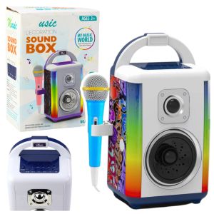 Set Musical Interactivo con Micrófono y Luces LED