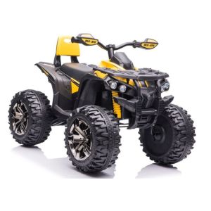 Quad Eléctrico Infantil QLS-3288 Amarillo con Luces y Música