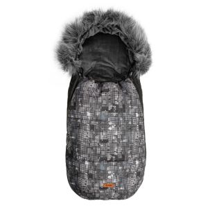 Saco de dormir Sensillo Olaf Dots Graphite 100x45 para bebé