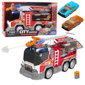 Camión de Bomberos con Luces y Sonidos