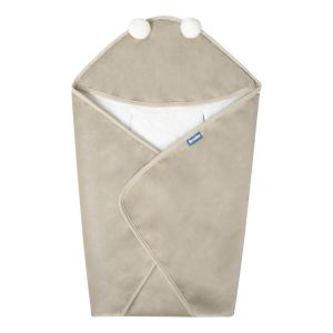 Manta de swaddle para silla de coche Sensillo 75x75 Beige