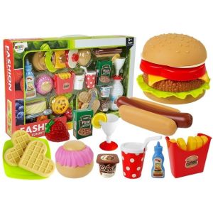 Set de Hamburguesas de Comida Rápida