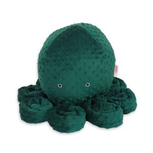 Cojín Octopus XXL de My Sweet Baby - Verde Botella con Lunares
