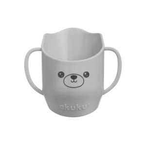 Taza de Aprendizaje Akuku para Bebés - Color Gris