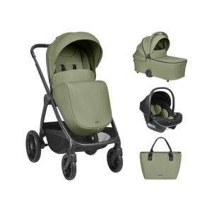 Carrito de Bebé 3en1 Verde Militar Kikkaboo Modena
