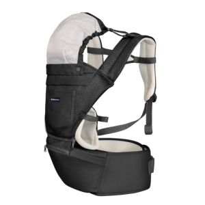 Portabebés 3en1 Kikkaboo Chloe Mesh Negro 2024