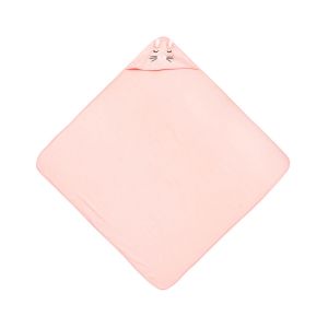 Capa de baño Sensillo con diseño de conejo rosa 100x100