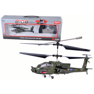 Helicóptero RC Militar S109G SYMA Verde