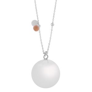 Llamador de Ángeles Proudmama Olivia Silver/Moonstone