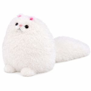 Peluche Gato Tierno Grande con Cola Larga 30 x 30 cm