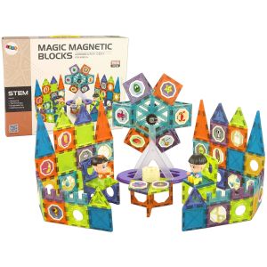 Bloques Magnéticos 3D Rueda de la Fortuna 155 Piezas