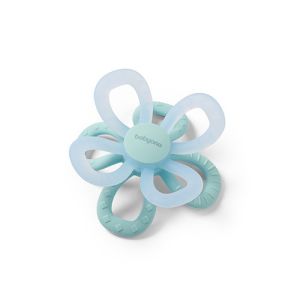 Mordedor de Silicona Flor Azul Babyono para Bebés
