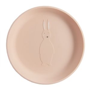 Plato de Silicona Mrs. Rabbit de Trixie - Ideal para Bebés