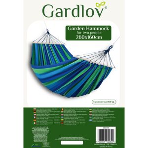 Hamaca de Jardín XXL Gardlov 260x160cm - Comodidad Natural