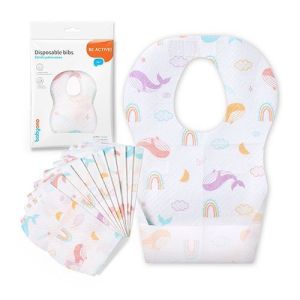 Baberos desechables Babyono - Comida sin manchas